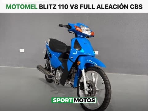 MOTOMEL BLITZ 110 V8 FULL ALEACIÓN CBS
